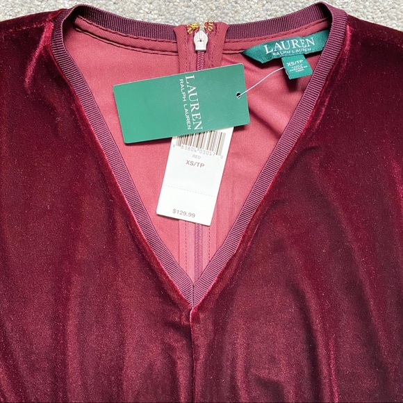 ‼️SOLD‼️NWT Ralph Lauren Velvet Jumpsuit - Picture 2 of 6